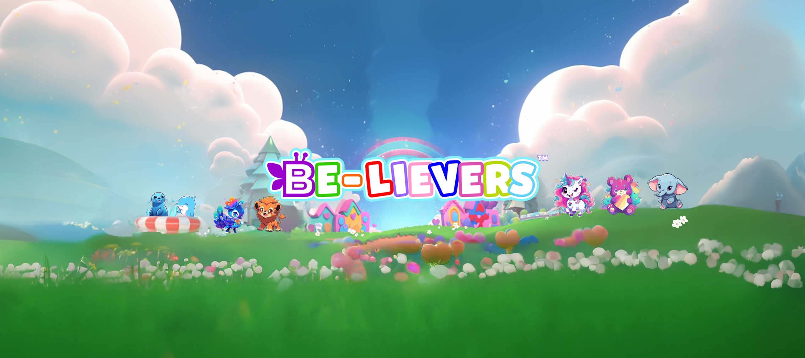 Little BE-lievers banner featuring the animated characters