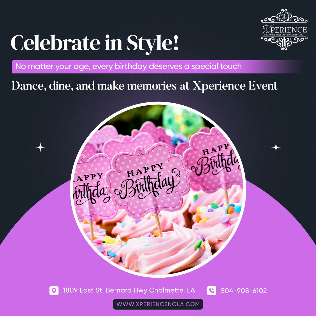 Xperience Event social media samle - Celebrate in style