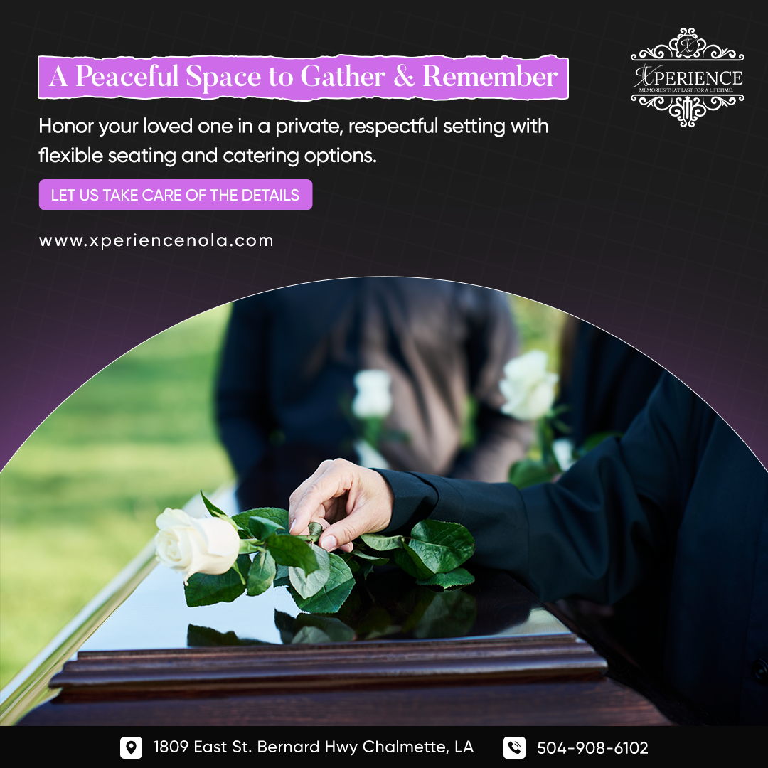Xperience Event Social Media Sample - Funeral Repast